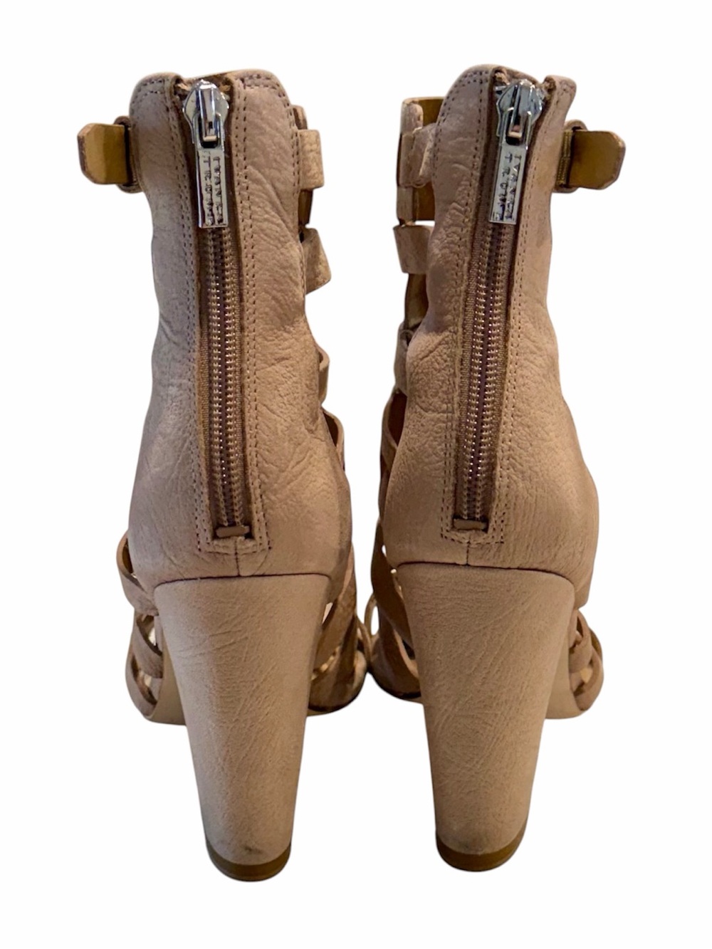Ivanka Trump Tan Gladiator Strappy Women’s Heel Sandals - Size: 6.5 - Picture 3 of 5